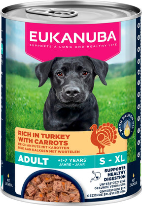 Eukanuba wet food adult turkey with carrots för hund 6 x 400 g FLERPACK