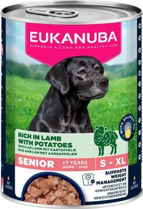 Eukanuba wet food senior lamb with potatoes för hund 400 g