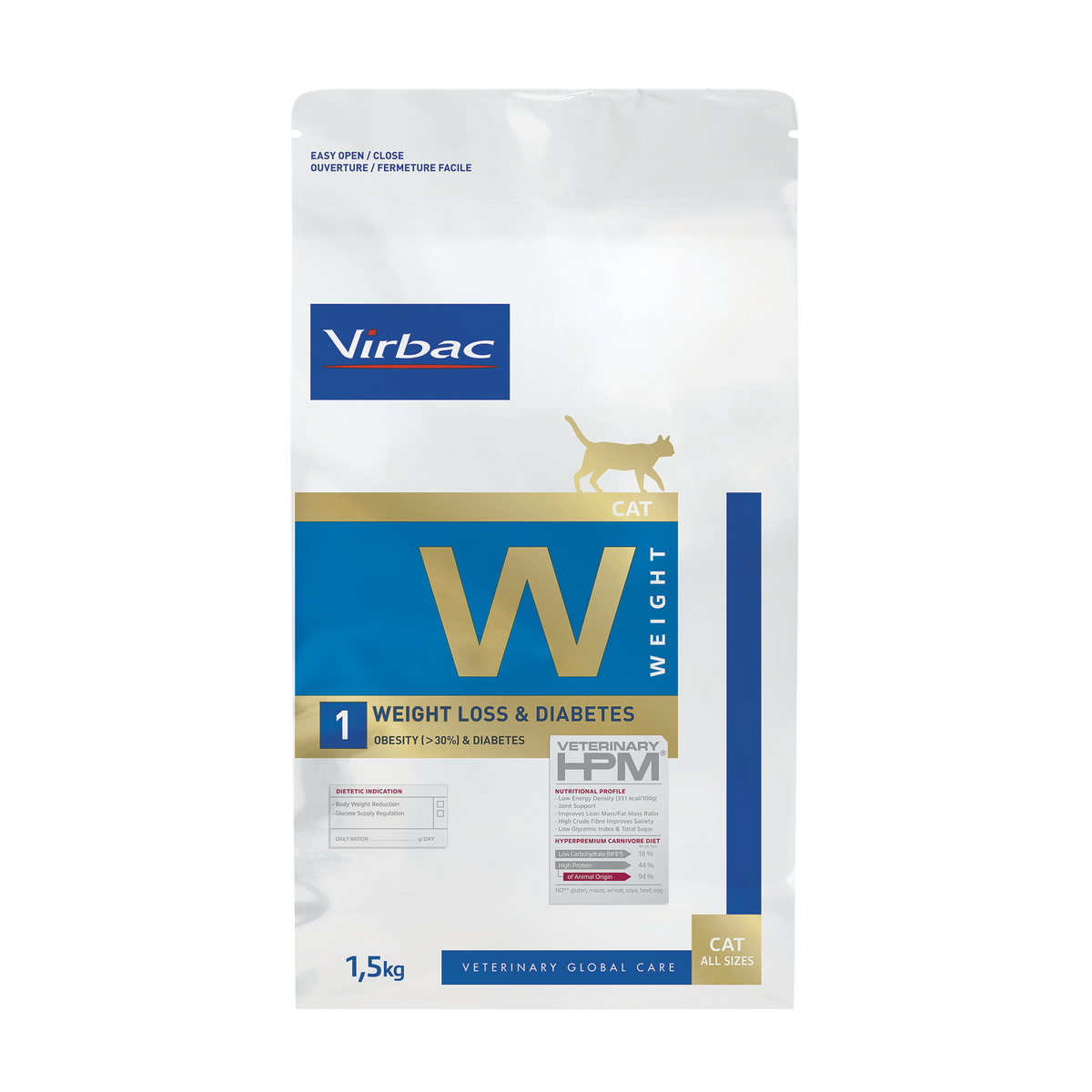 Virbac Veterinary HPM Weight Loss & Diabetes för katt