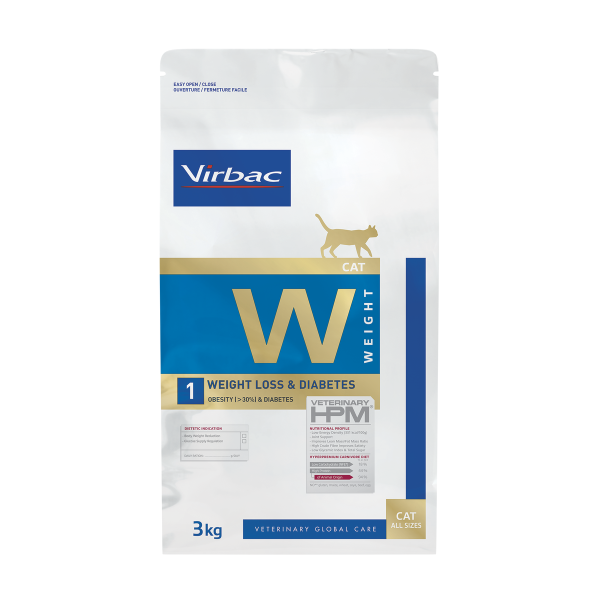Virbac Veterinary HPM Weight Loss & Diabetes för katt