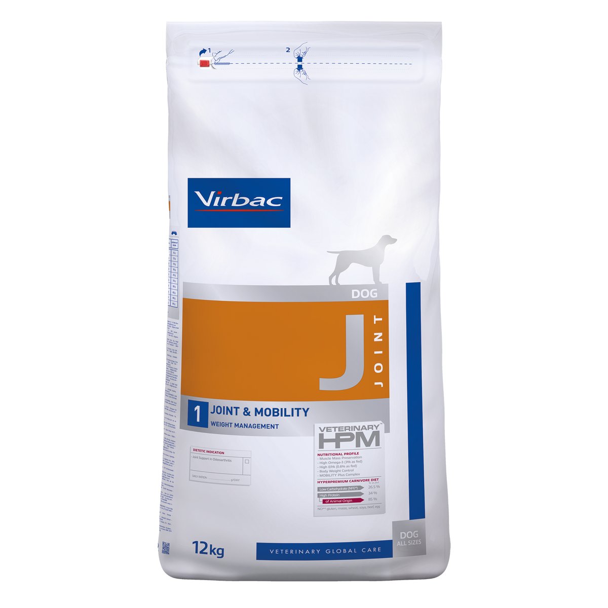 Virbac Veterinary HPM Joint & Mobility torrfoder för hund