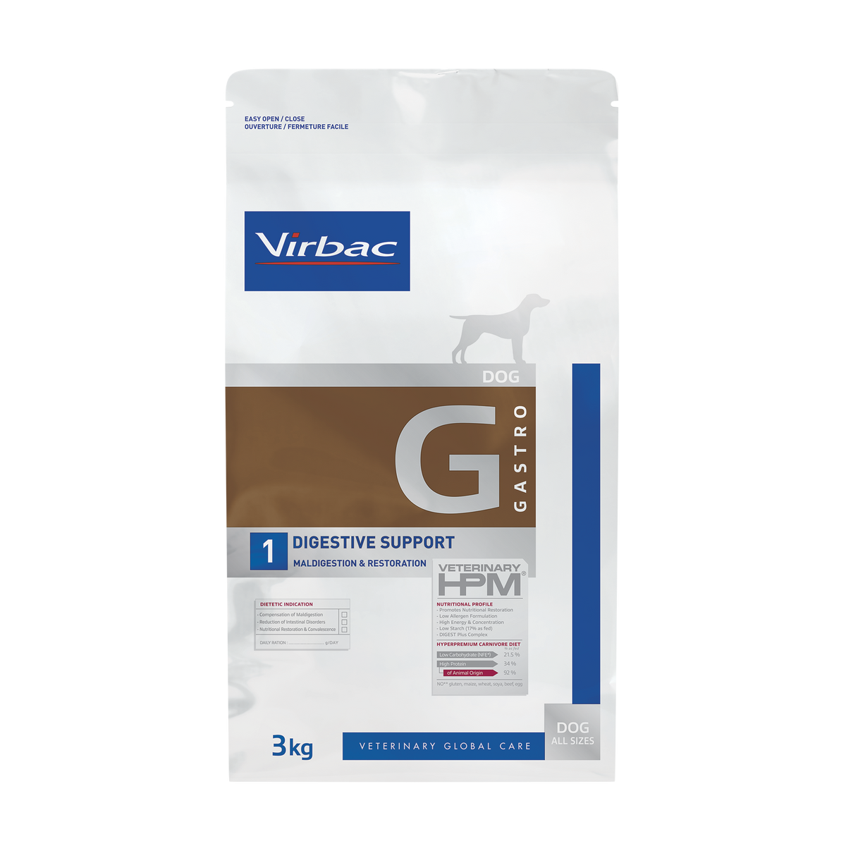 Virbac Veterinary HPM G1 Digestive Support för hund