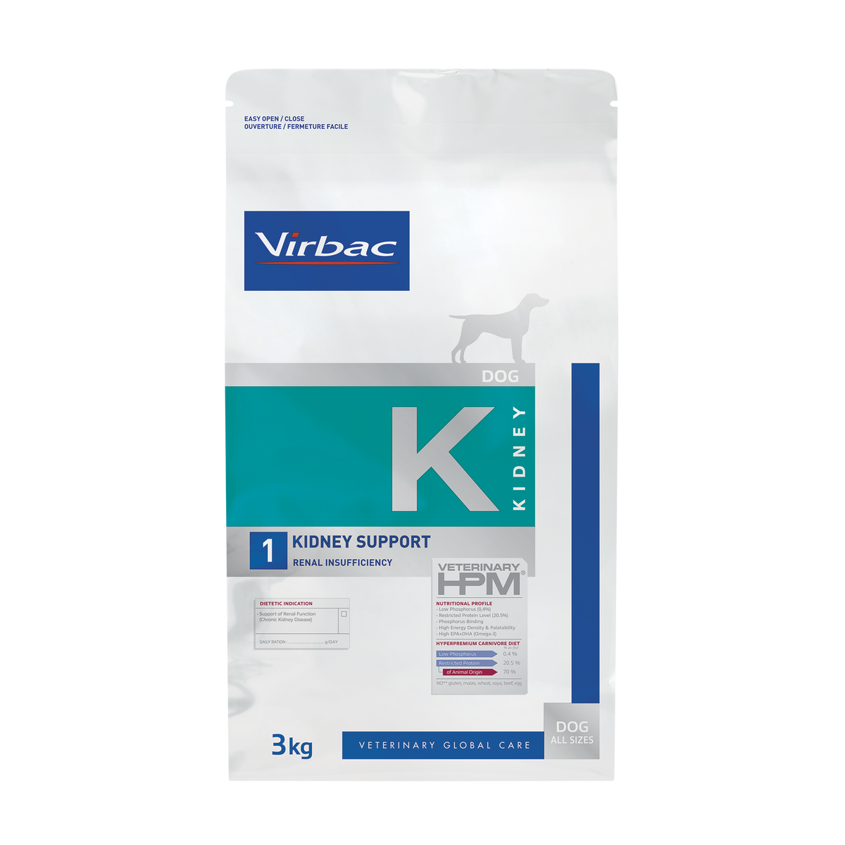 Virbac Veterinary HPM Kidney Support K1 för hund