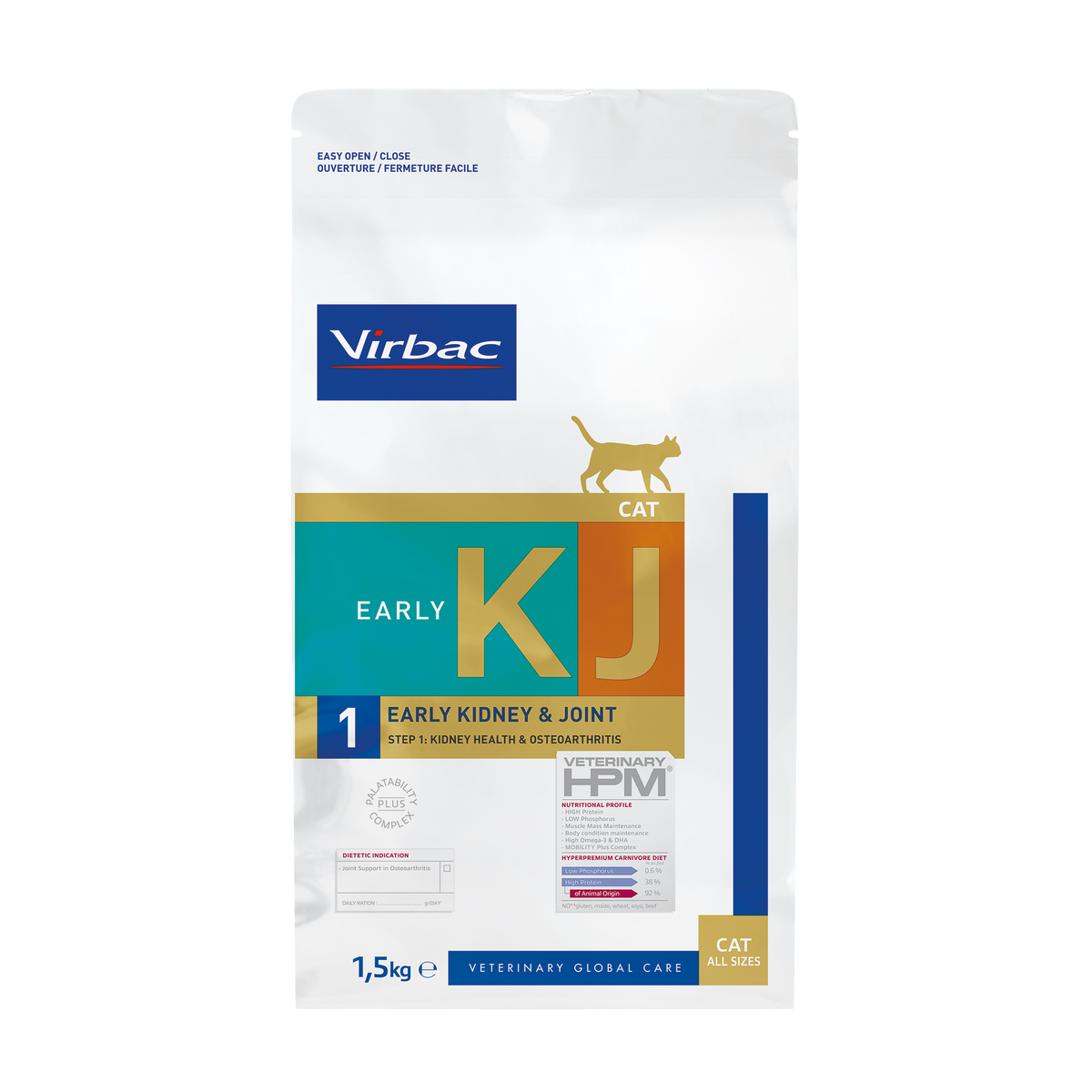Virbac Veterinary HPM Early Kidney & Joint KJ1 för katt