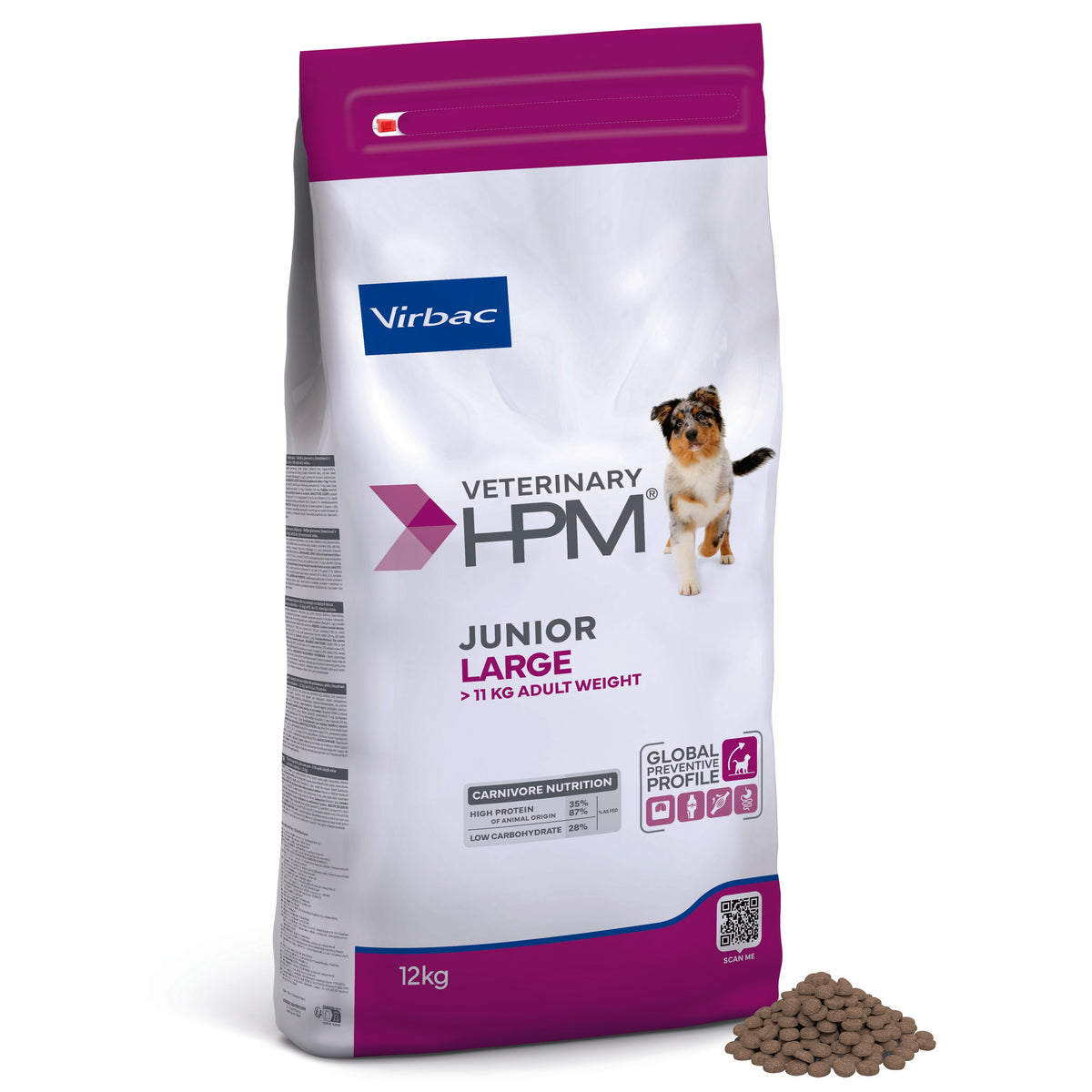 Virbac Veterinary HPM Junior Large för hund 12 kg