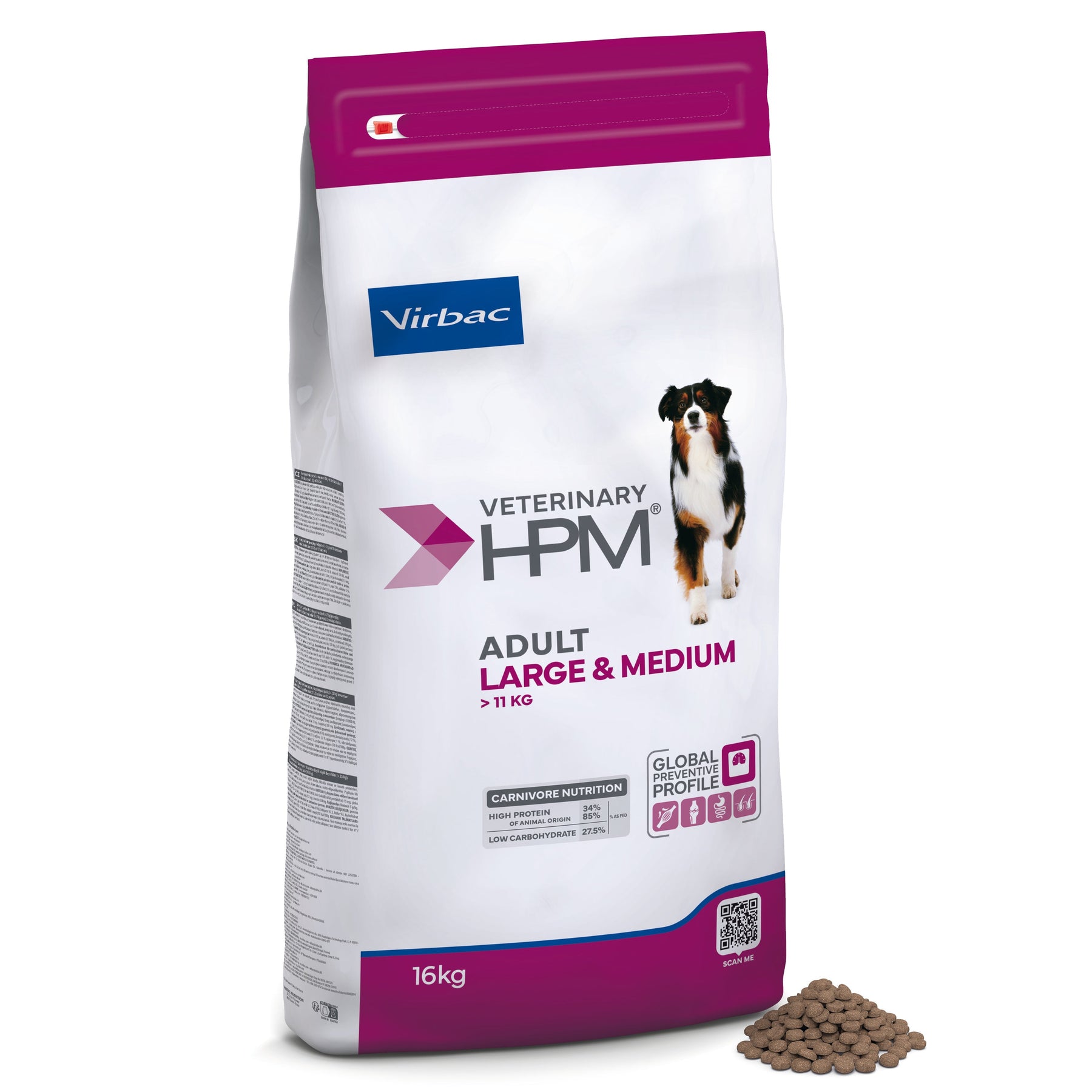 Virbac Adult Large & Medium torrfoder för hund