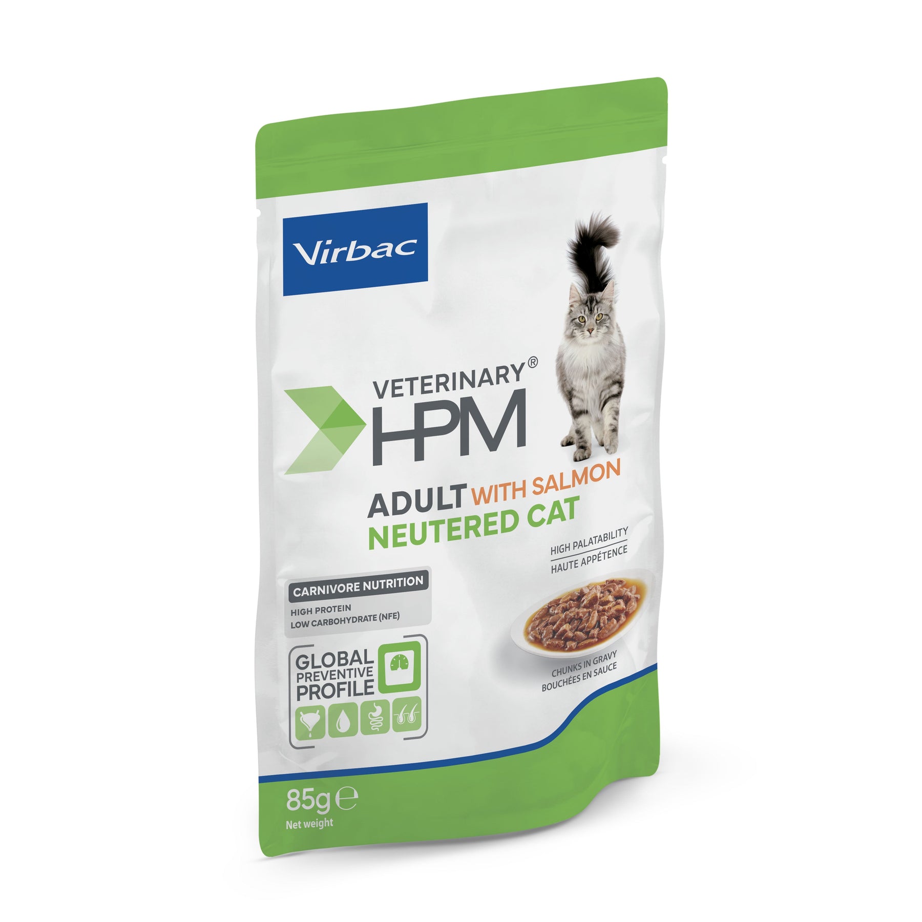 Virbac Adult Neutered with salmon för Katt 12 x 85 g