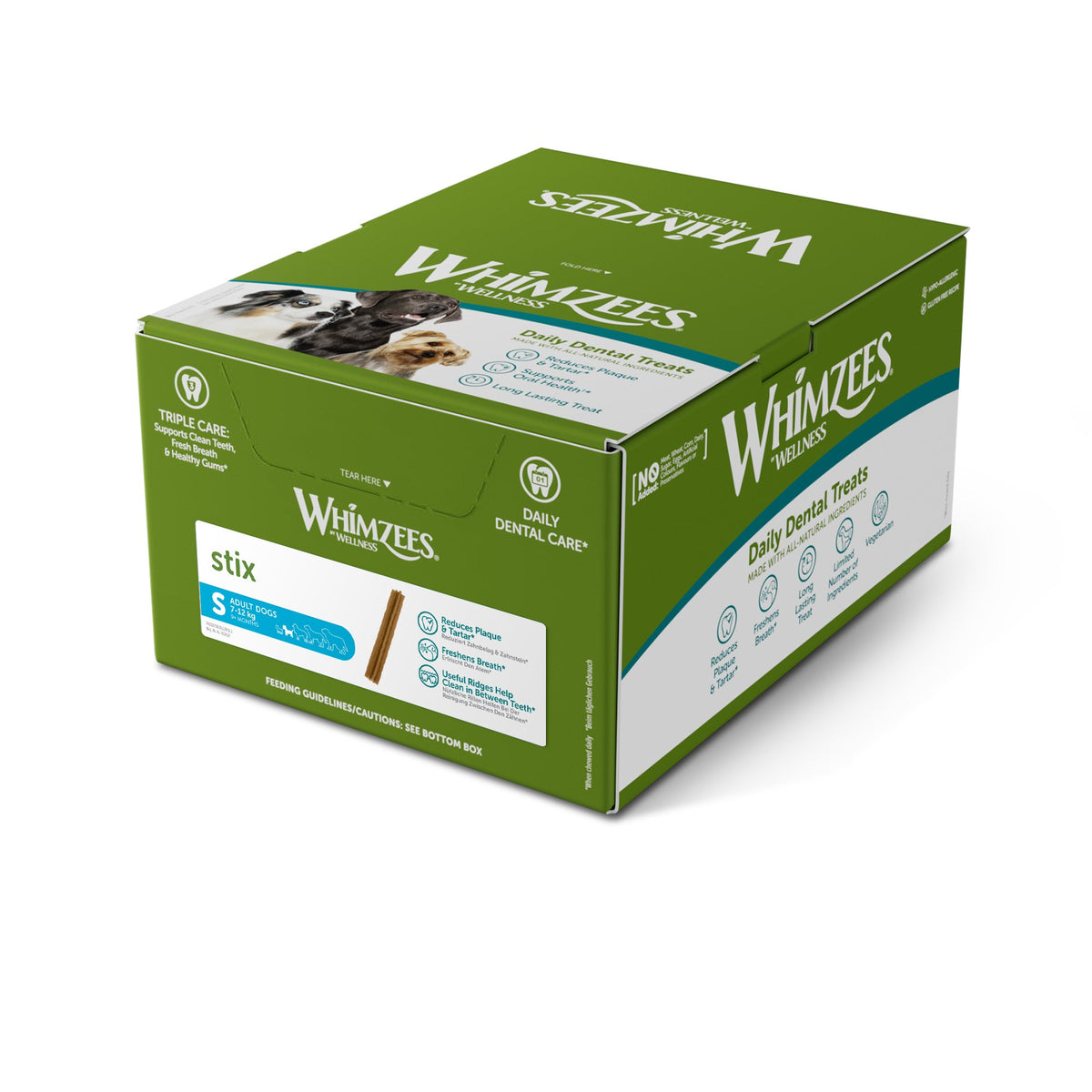 Whimzees tandvårdsstick S 150 st