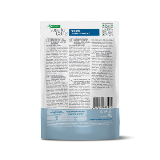 Nature's Protection superior care urinary tonfisk & lax för katt 70 g