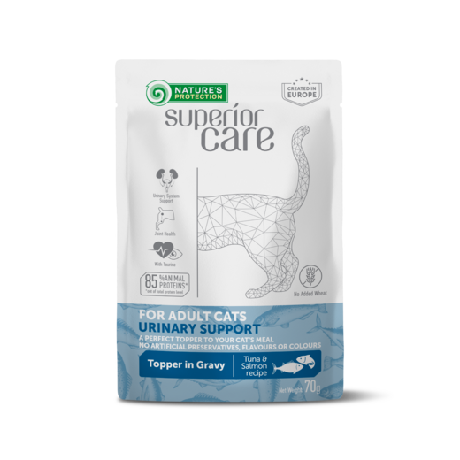 Nature's Protection superior care urinary tonfisk & lax för katt 70 g