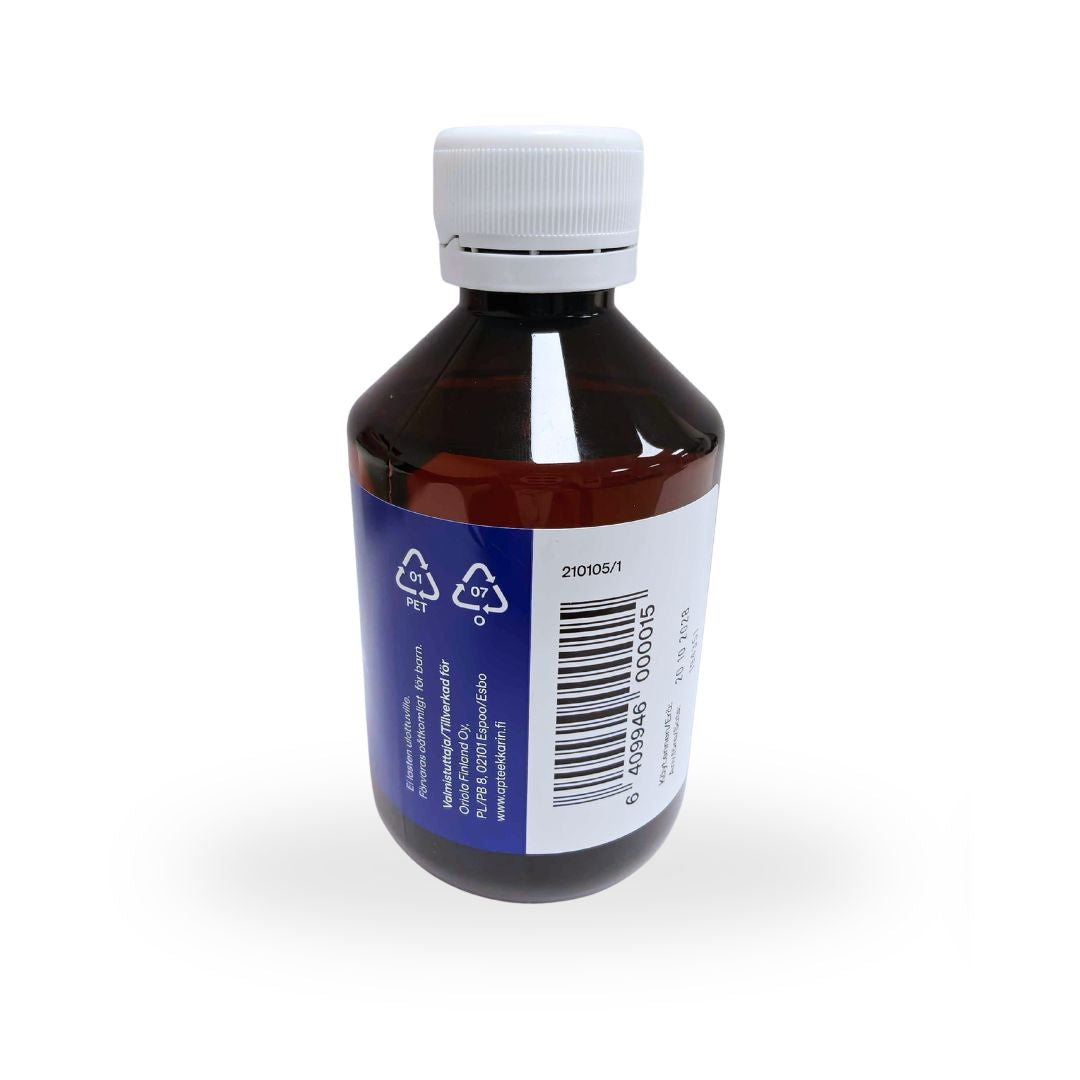 Paraffinolja Oriola 200 ml för hundar och katter