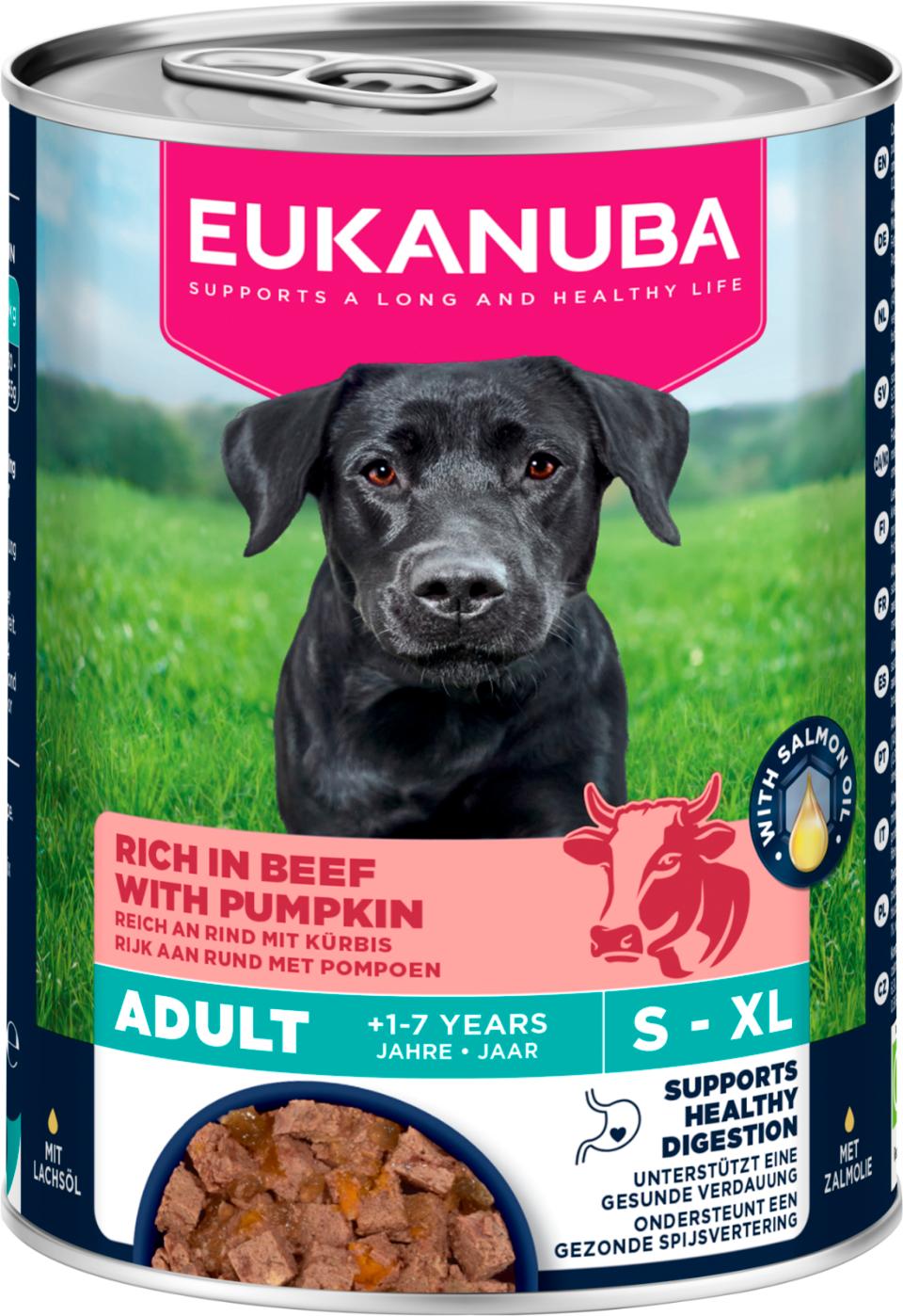 Eukanuba wet food adult beef with pumpkin för hund 400 g