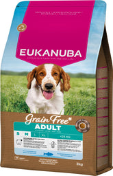 Eukanuba Adult Small/Medium Grain Free Ocean Fish torrfoder för hund