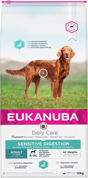 Eukanuba DailyCare Sensitive Digestion torrfoder för hund 