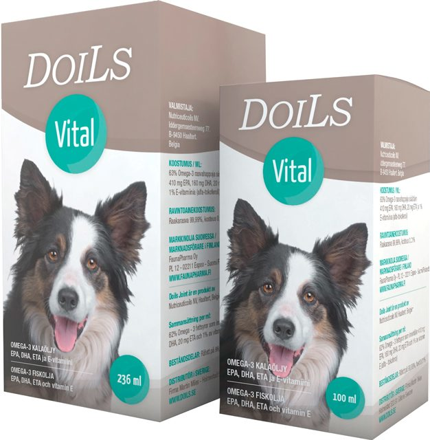 Doils Vital oomega-3 vitaalsuse õli koertele