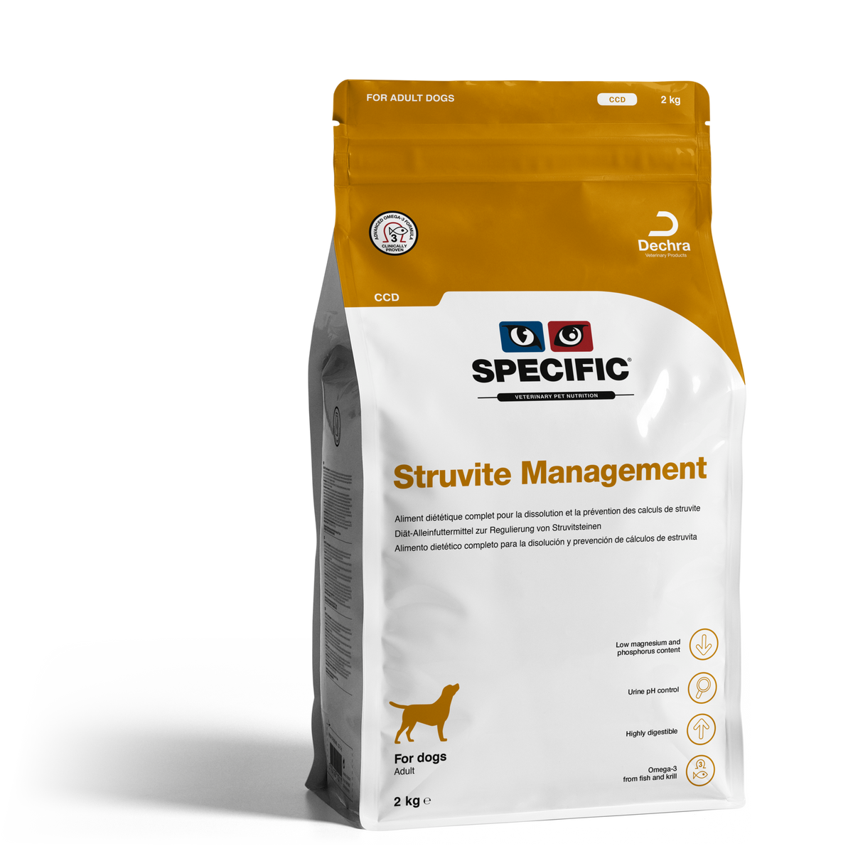Specific CCD Struvite Management for Dogs