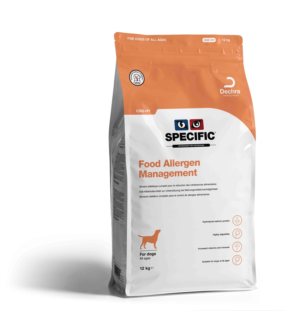Specific CDD-HY Food Allergen Management för Hund