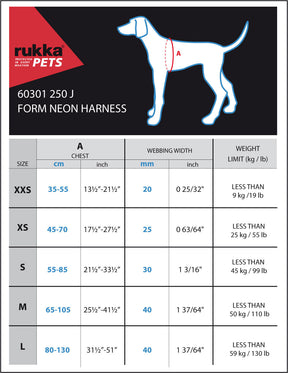 Rukka Form Neon harness yellow S