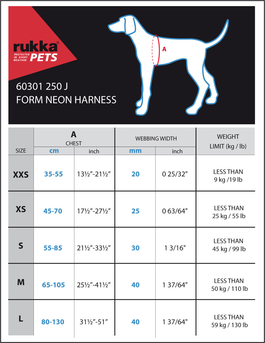 Rukka Form Neon harness yellow XS