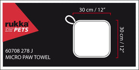 Rukka Micro Paw Towel Graphite