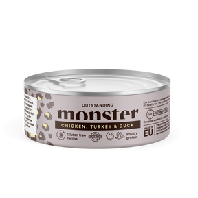 Monster Cat Adult Multi Protein Chicken-Turkey-Duck 100 g för katter