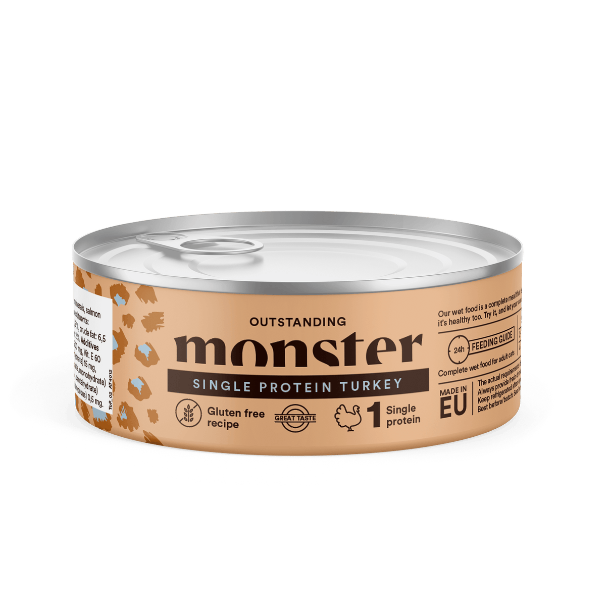 Monster Cat Adult Single Protein Kalkon 12 x 100 g