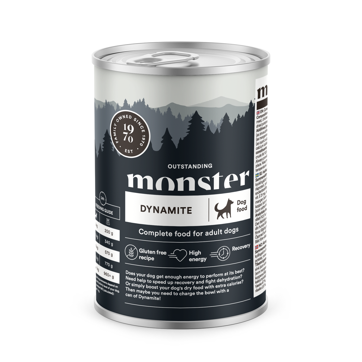 Monster Dog Adult Dynamite Chicken 400 g för hundar