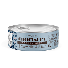 Monster Cat Adult Multi Protein Chicken-Salmon 100 g för katter