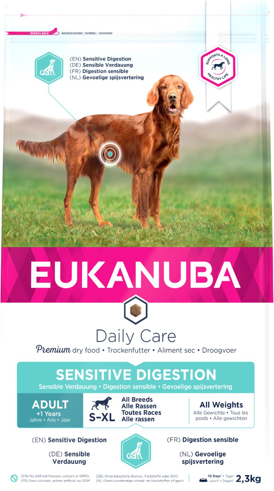 Eukanuba DailyCare Sensitive Digestion torrfoder för hund 