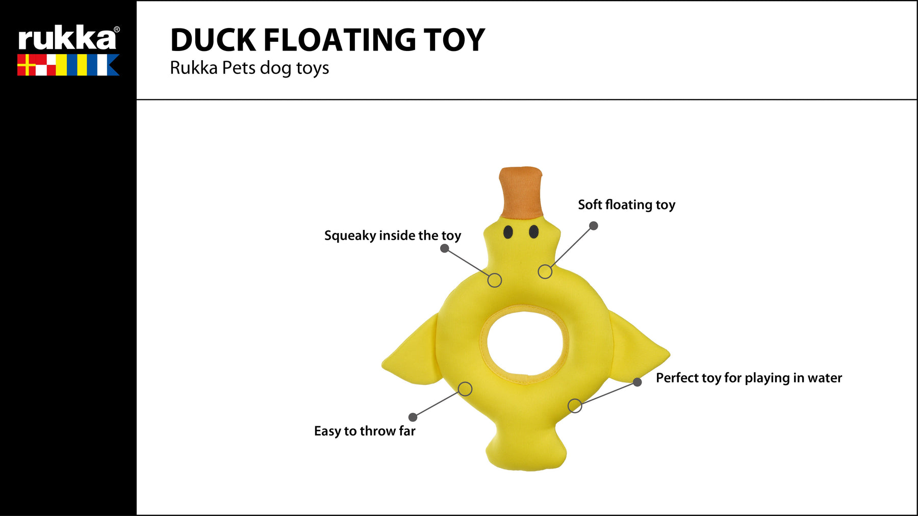 Rukka Duck flytande vattenleksak