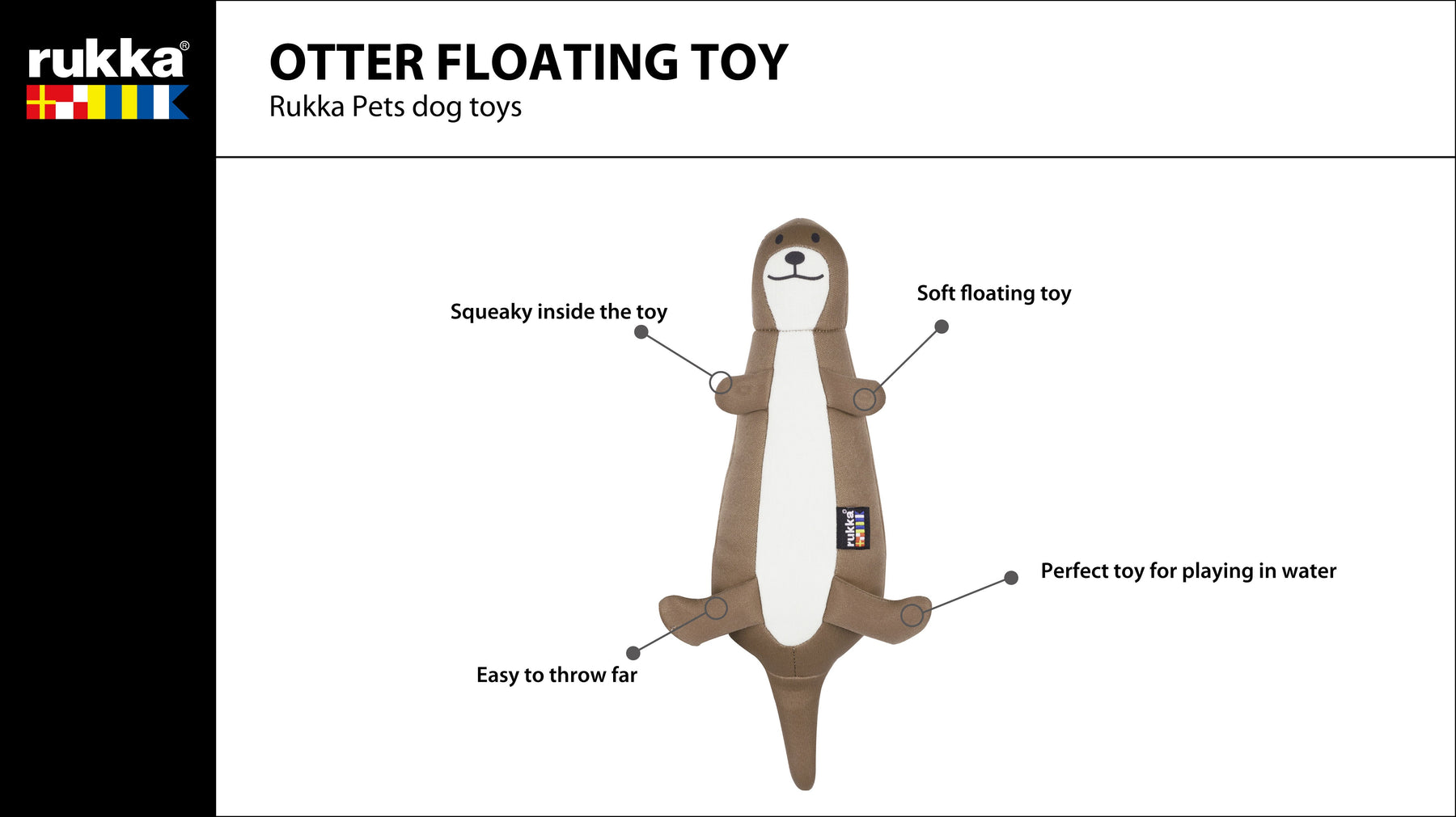 Rukka Otter flytande vattenleksak