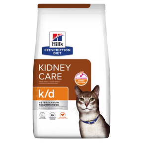 Hill's Prescription Diet k/d torrfoder till katter med kyckling 1,5 kg