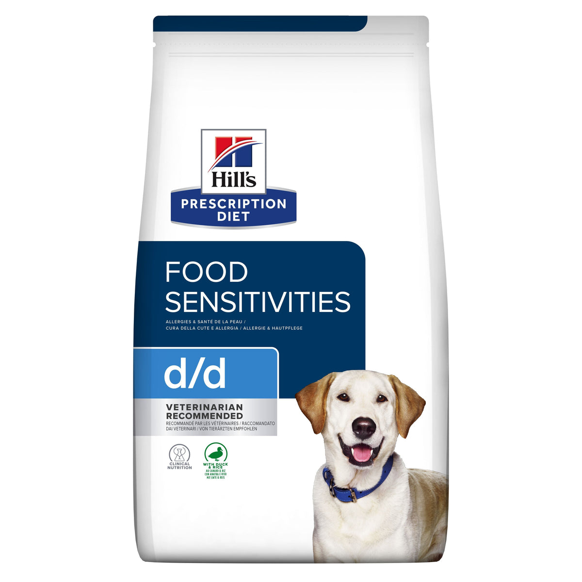Hill's Prescription Diet d/d Food Sensitivities anka & ris 1,5 kg för hundar