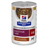Hill’s Prescription Diet i/d Digestive Care Stew kana ja köögiviljadega märgtoit koertele 354 g