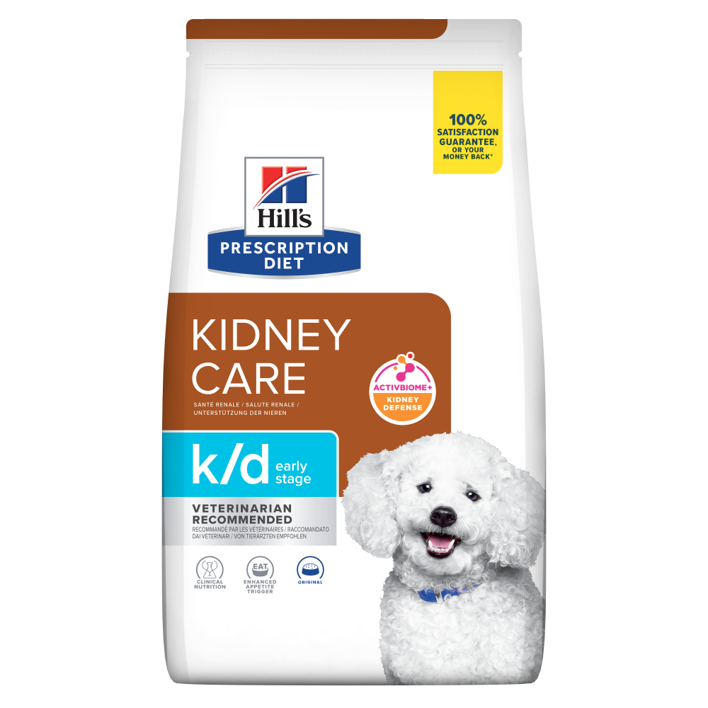 Hill's k/d Early Stage Kidney Care ActivBiome+ Kidney Defense 1,5 kg för hundar