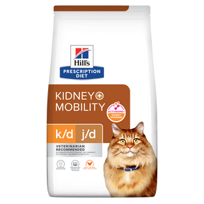 Hill's Prescription diet k/d + Mobility torrfoder till katter med kyckling 1,5 kg