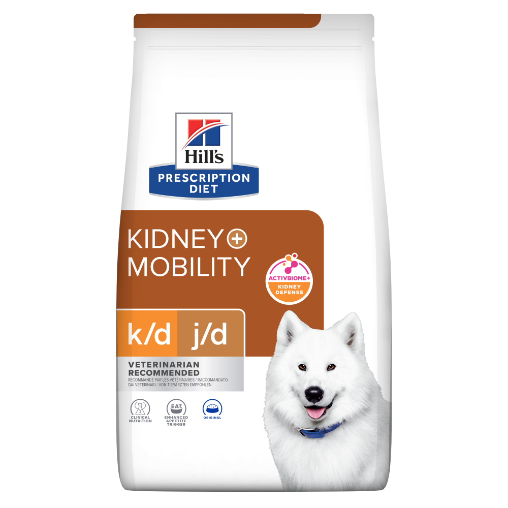 Hill's k/d + Mobility ActivBiome+ Kidney Defense med kyckling 4 kg