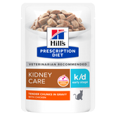 Hill’s Prescription Diet k/d Early Stage kanaga märgtoit kassidele 12 x 85 g MULTIPAKK