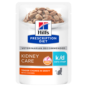 Hill's Prescription Diet k/d Early Stage Kidney Care ActivBiome+ Kidney Defense with Chicken for cats 85 g