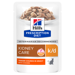 Hill's Prescription Diet k/d Kidney Care ActivBiome+ Kidney Defense with Chicken for cats 12 x 85 g