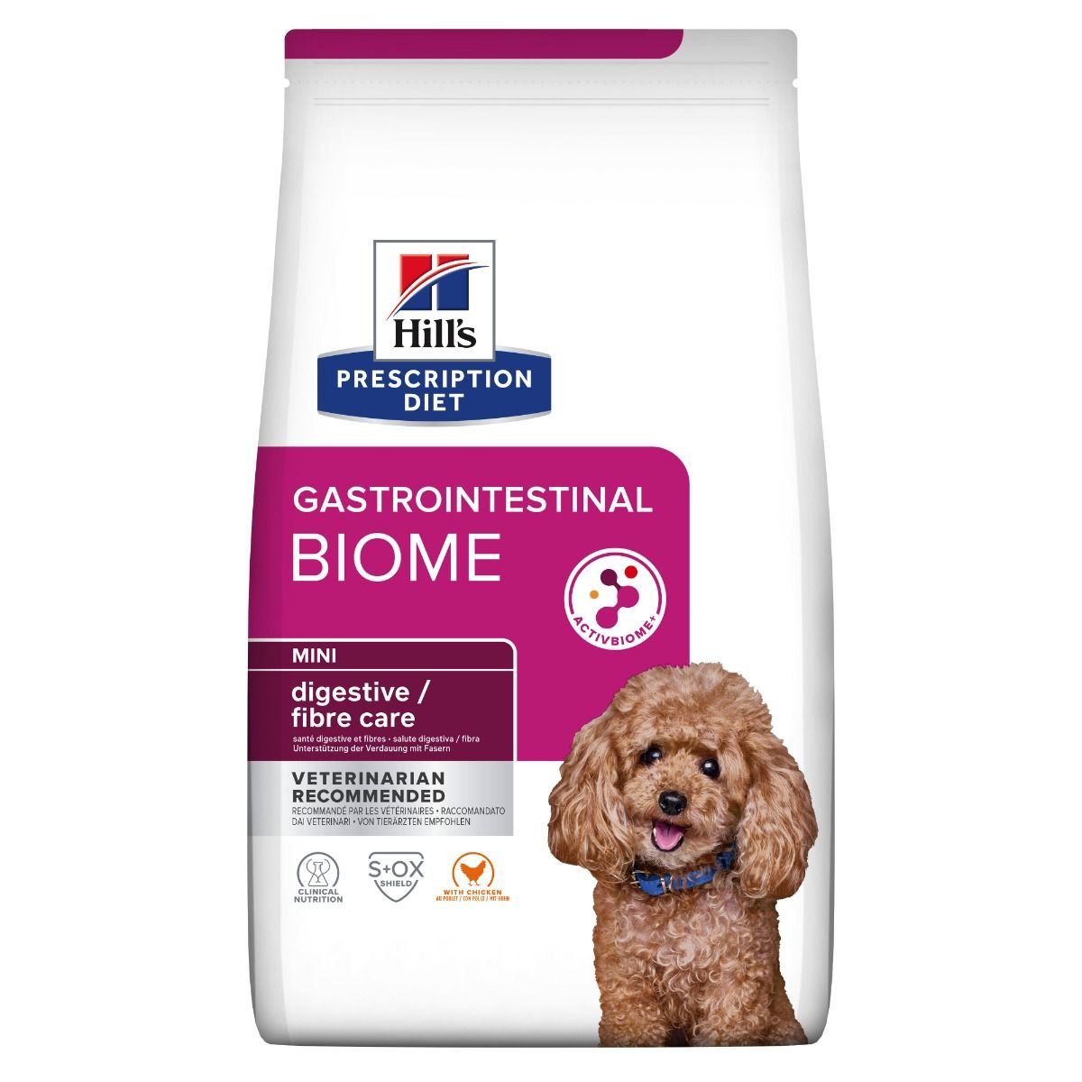 Hill's Prescription Diet Gastrointestinal Biome Mini torrfoder till hundar med kyckling 4 kg