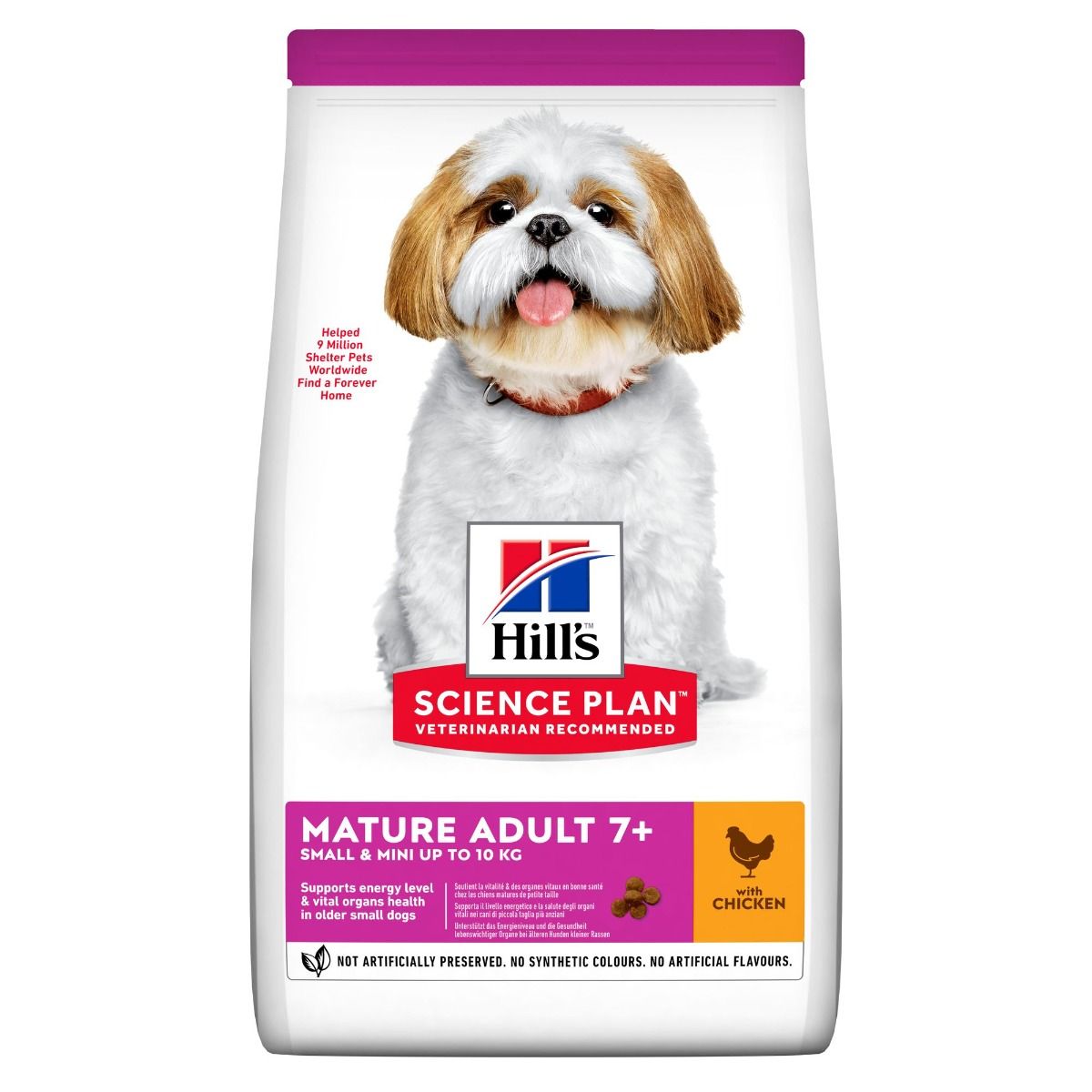 Hill's Science Plan Mature Adult 7+ Small & Mini med kyckling 6 kg för hundar
