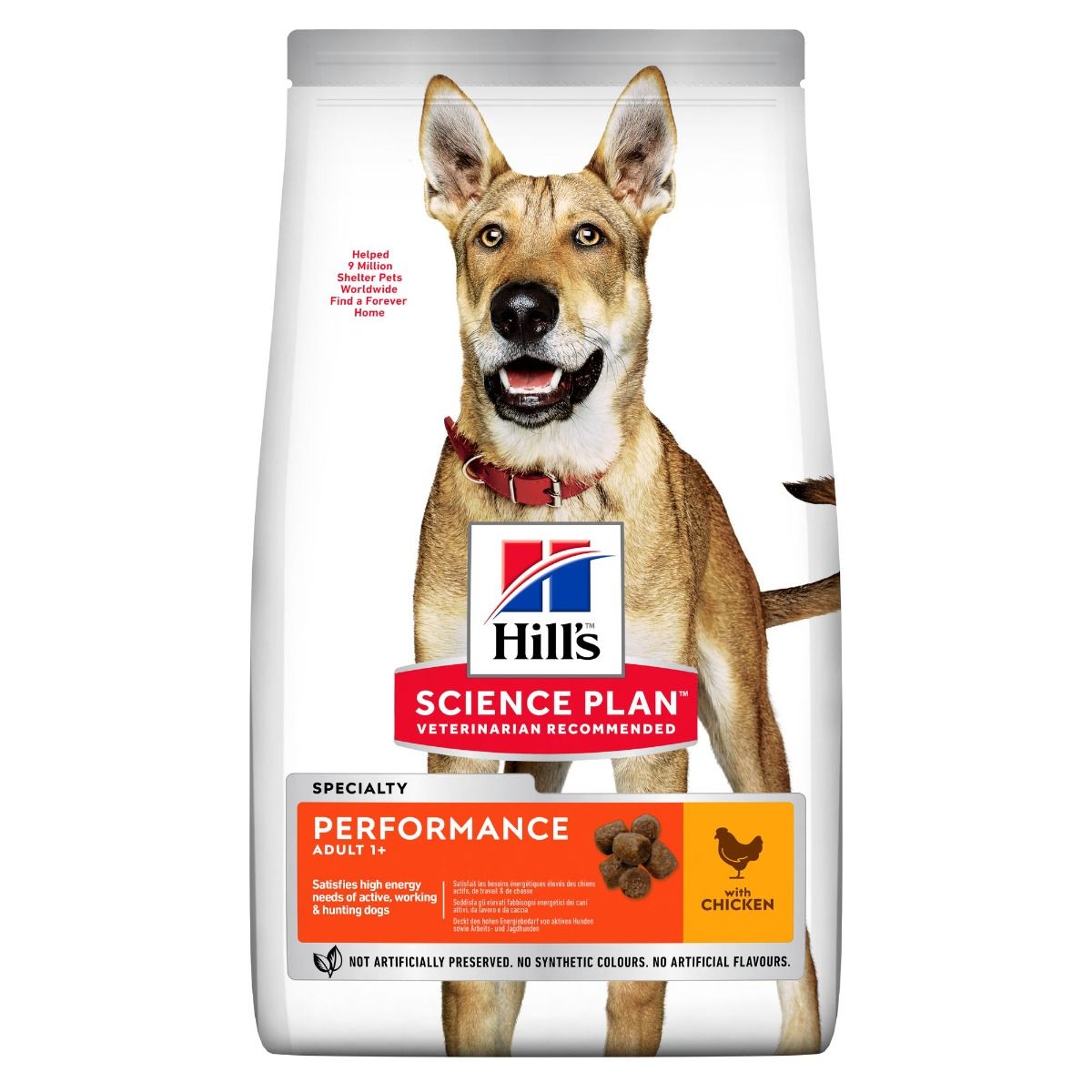 Hill's Science Plan Adult Performance med kyckling 12 kg för hundar