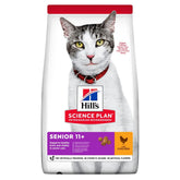 Hill’s Science Plan Senior 11+ kuivtoit kassidele kanaga, 1,5 kg