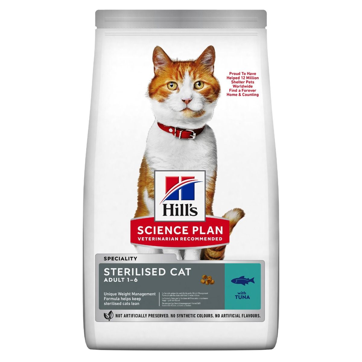 Hill's Science Plan Adult Sterilised med tonfisk 7 kg för katter