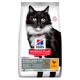 Hill's Science Plan Mature Adult 7+ Sterilised torrfoder med kyckling för katt 3 kg