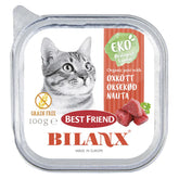 Best Friend Bilanx Organic Beef Paté for cats 100 g