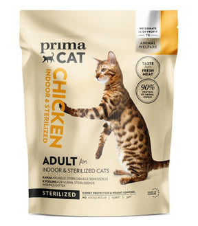 PrimaCat Kyckling-kattmat för kastrerade vuxna katter 400 g