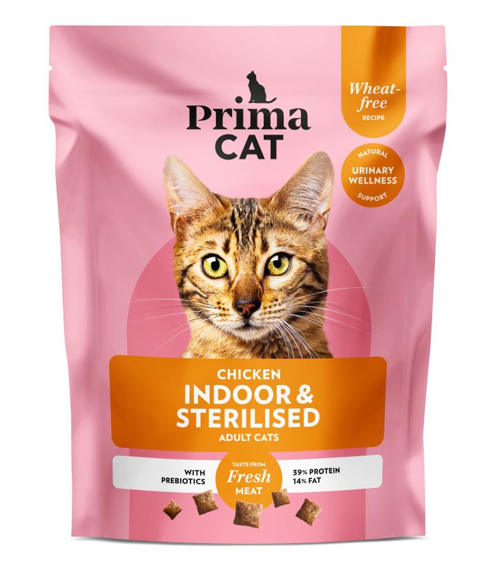 PrimaCat Chicken cat food for sterilized adult cats