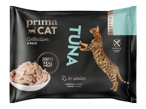 PrimaCat Fillets Tuna in Water for Cats 4 x 50 g